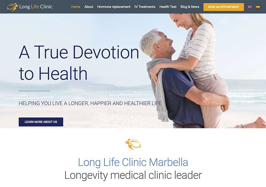 Long Life Clinic Marbella We’ve launched our new website and we’re excited to introduce you to our new look