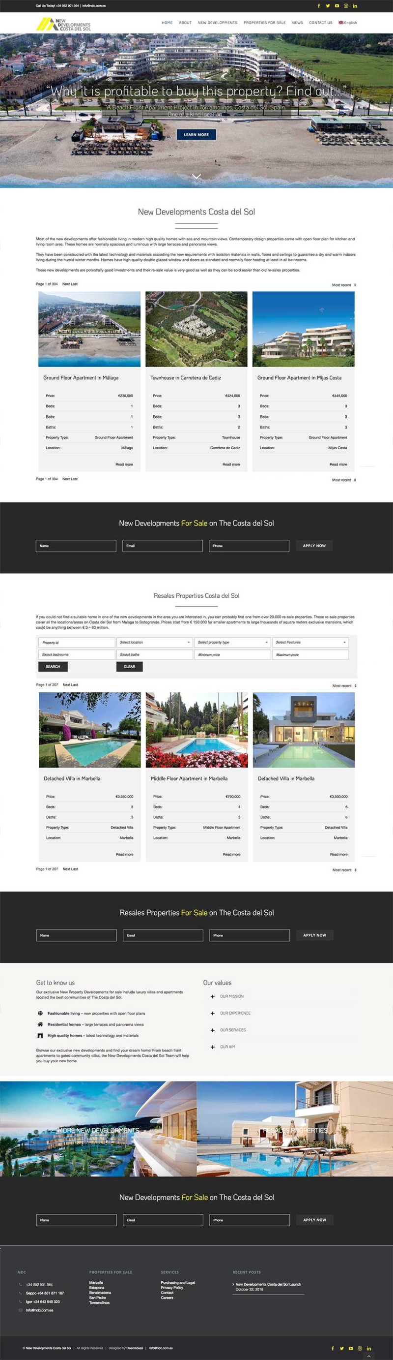 New Developments Costa del Sol Resales Online Plugin Wordpress