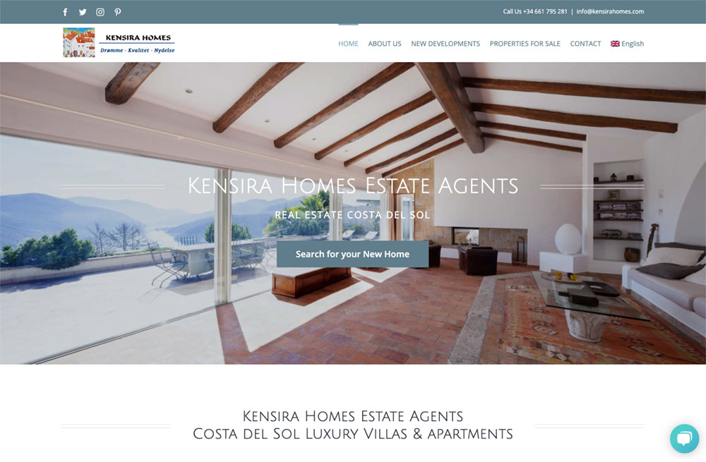 Kensira homes the best new developments costa del sol kensira homes Danish estate agents